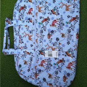 Vera Bradley Blue Deer Print Travel Bag